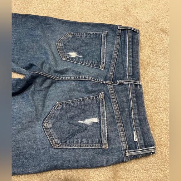 Mother Denim The Vamp Fray Distressed Jeans in Crazy Like a Fox - 29 - Picture 7 of 9